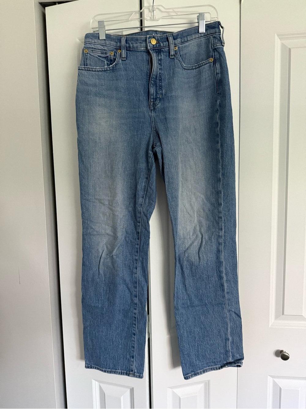 J. Crew Light Blue Straight-Leg Jeans